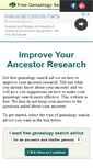 Mobile Screenshot of genealogy-search-advice.com